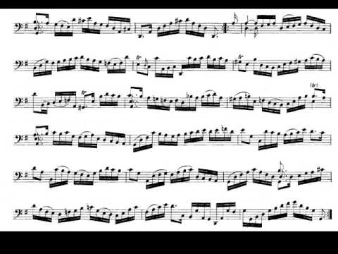 Bach Cello Suite 1 Free Sheet Music